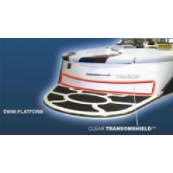 TRANSOM SHIELD - 105" X 4" CLEAR PROTECTOR