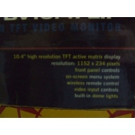 10.4 flip down video monitor