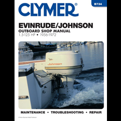 CLYMER MANUAL - 56-72 JOHN/EVIN 1.5-125 HP OUTBOARDS