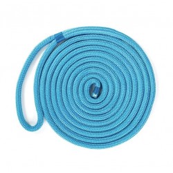 DOCK LINE - 1/2" x 25ft SOLID DOUBLE BRAID BLUE