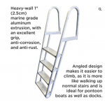 DOCK EDGE 3 STEP STAND-OFF LADDER