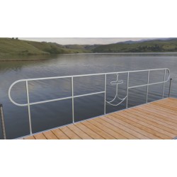 15' Handrail With Decorative Anchor