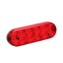 TAILLIGHT LED 6" OVAL/STOP/TAIL/TURN RD