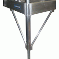 Stabilizer For leg pile Aluminum / flush deck mount